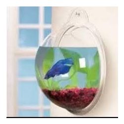Falra akasztható buborék akvárium