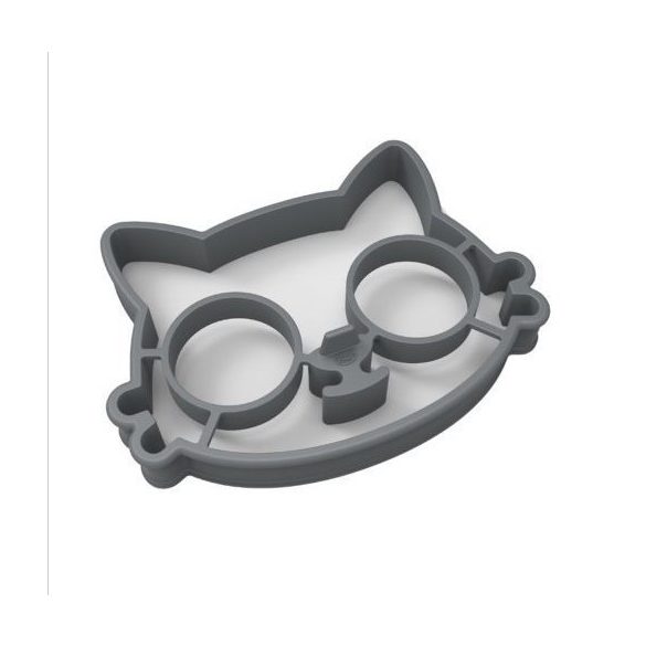 Cica Formájú Tükörtojás és Palacsintasütő Forma