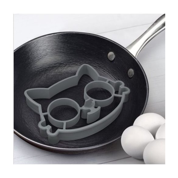 Cica Formájú Tükörtojás és Palacsintasütő Forma