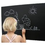 Krétatábla, táblamatrica, öntapadós krétatábla (krétával)