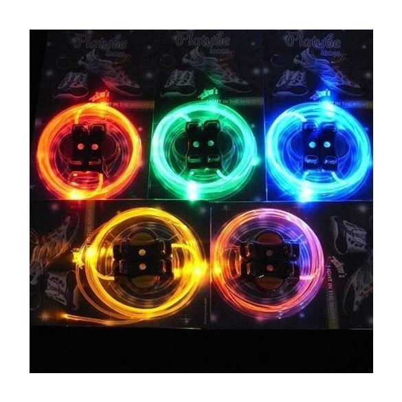 Világító cipőfűző, LED cipőfűző 1 pár