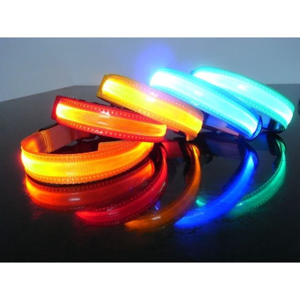 LED kutya nyakörv világító kutyanyakörv