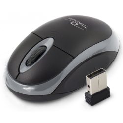   Titanum vezeték nélküli 2.4GHz optikai egér 3D USB csatlakozással - fekete