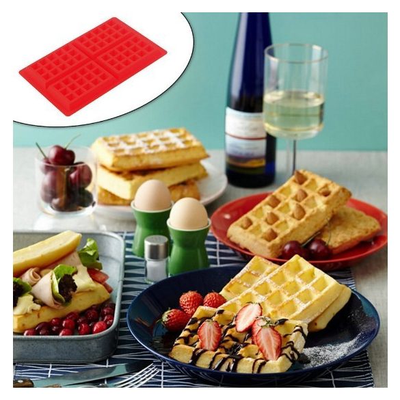 Gofrisütő szilikon forma