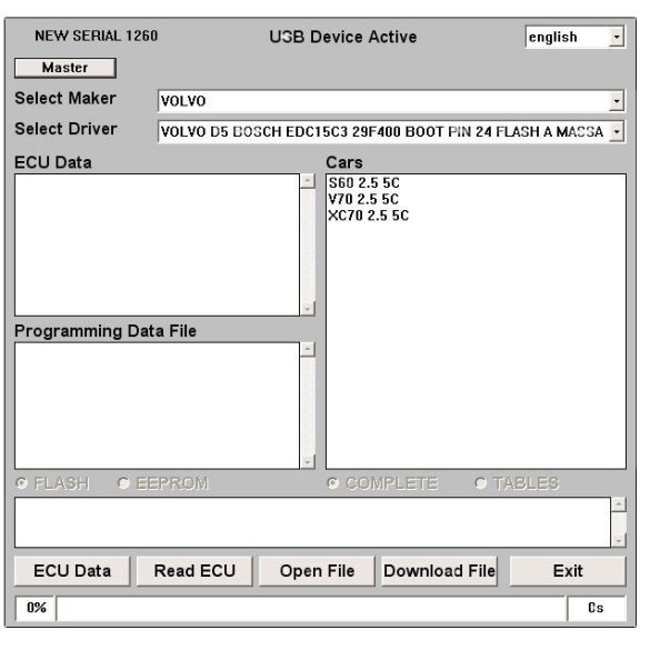 Galletto 1260 ECU Flasher EOBD 2 OBDII OBD chiptuning kábel