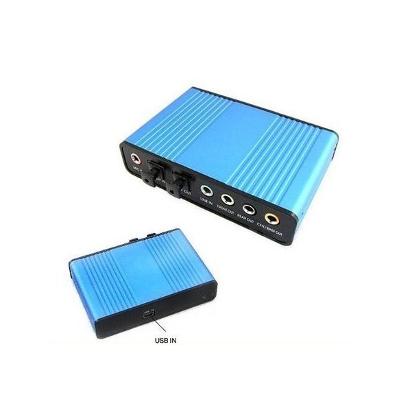 USB 5.1 hangkártya külső hangkártya 5.1 spdif