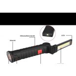 USB-n keresztül tölthető 360 fokban forgatható mágneses LED lámpa, vészvilágítás, állítható fényerővel