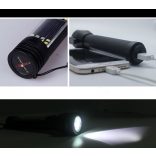 Napelemes zseblámpa biztonsági öv vágóval/ablaktörővel