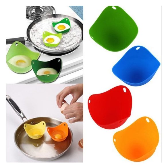 Szilikon tojássütő/főző forma 2 db
