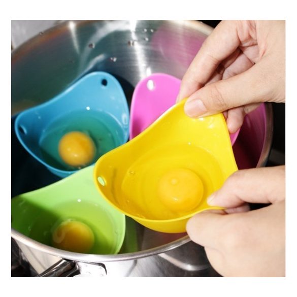 Szilikon tojássütő/főző forma 2 db