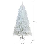 Fehér műfenyő 210 cm-es
