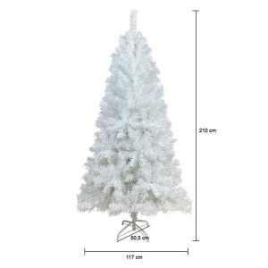Fehér műfenyő 210 cm-es