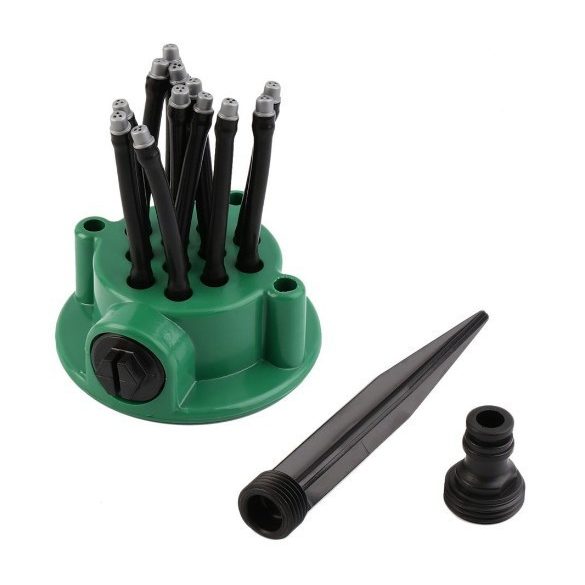 360 fokos öntözőrendszer állítható szórófejekkel