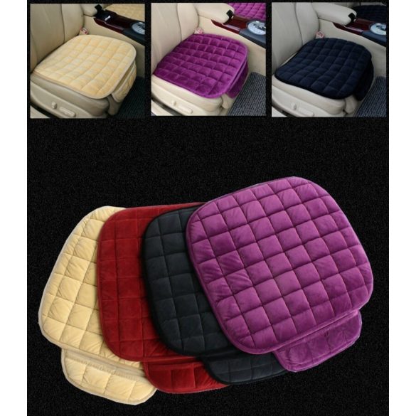 Ülésvédő ülőpárna, autós üléspárna, légáteresztő ülésvédő párna plüss, csúszásgátlóval