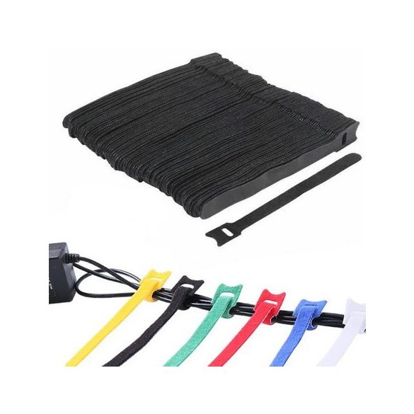 Színes Tépőzáras Kábelrendező Több Színben 50db