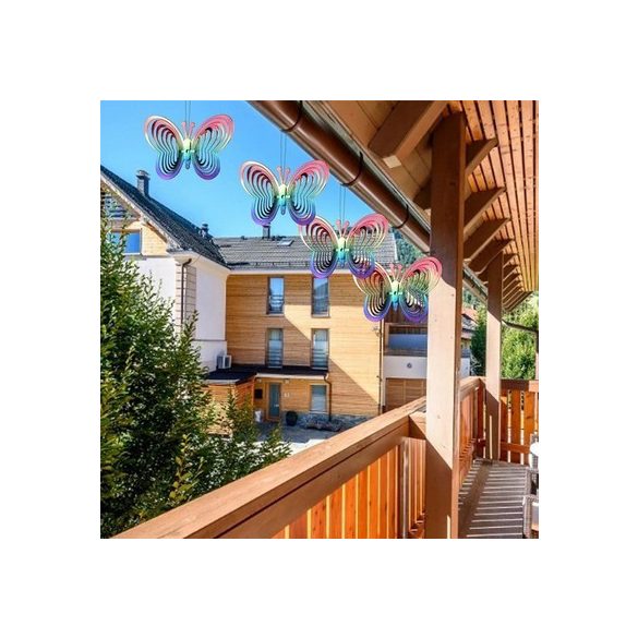 Látványos Pillangó Kerti Dísz (4db)