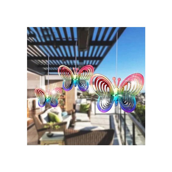 Látványos Pillangó Kerti Dísz (4db)