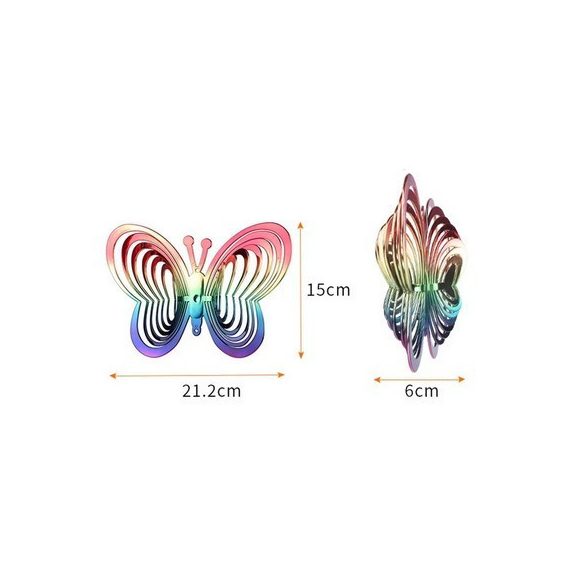 Látványos Pillangó Kerti Dísz (4db)