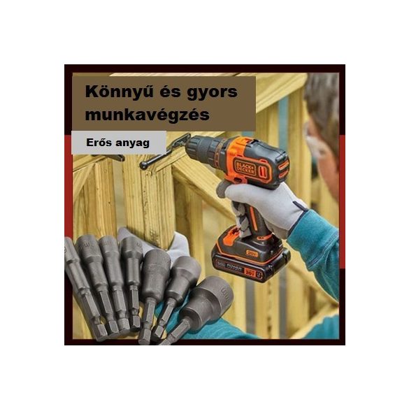 Mágneses Csőkulcs Bit Készlet