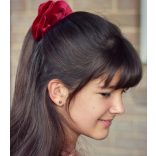 Bársonyos tapintású hajkímélő hajgumi