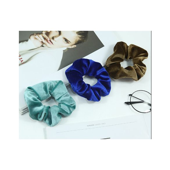 Bársonyos tapintású hajkímélő hajgumi