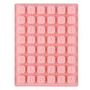 Szilikonforma, betűk