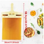 Csúszó pizzatészta áthelyező lapát