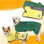 Gyorsan száradó kutya fürdőköpeny