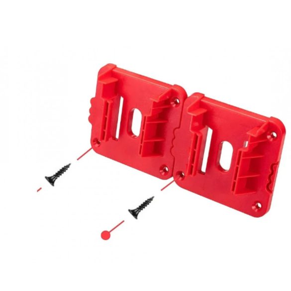 Milwaukee 18V-os fúró akkumulátor tároló állvány 5 db