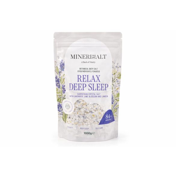 Minerisalt Relax Deep Sleep 1000 g, Stresszoldó , relaxáló fürdősó