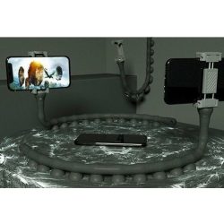 Tapadókorongos, flexibilis kukac telefontartó