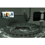 Tapadókorongos, flexibilis kukac telefontartó