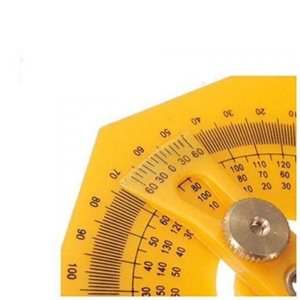 Professzionális szögmérő vonalzóval