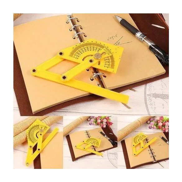 Professzionális szögmérő vonalzóval