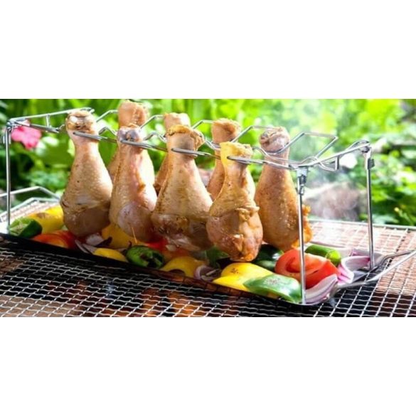 Csirkecomb grilltartó állvány