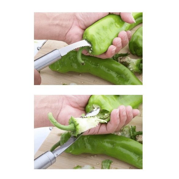 Paprika csumázó kés rozsdamentes acélból