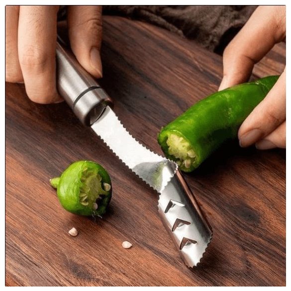 Paprika csumázó kés rozsdamentes acélból