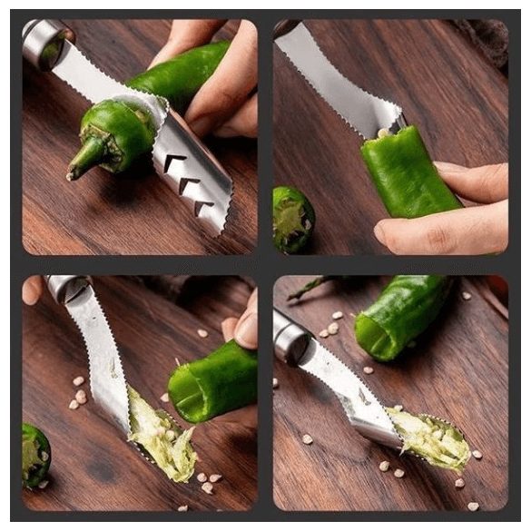 Paprika csumázó kés rozsdamentes acélból