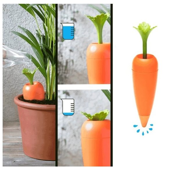 Automata öntöző, automata csepegtető, Répa formájú csepegtető (2 db)