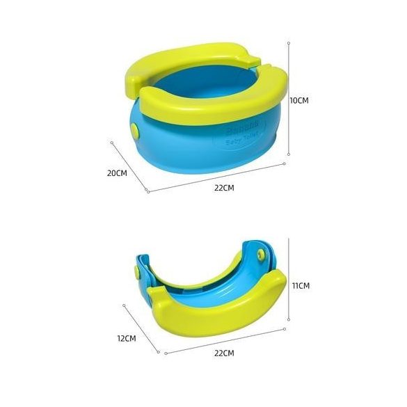 Hordozható mókás utazó bili