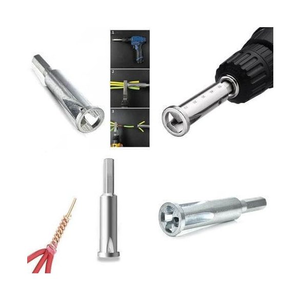 Huzalcsupaszító és csavaró szerszám