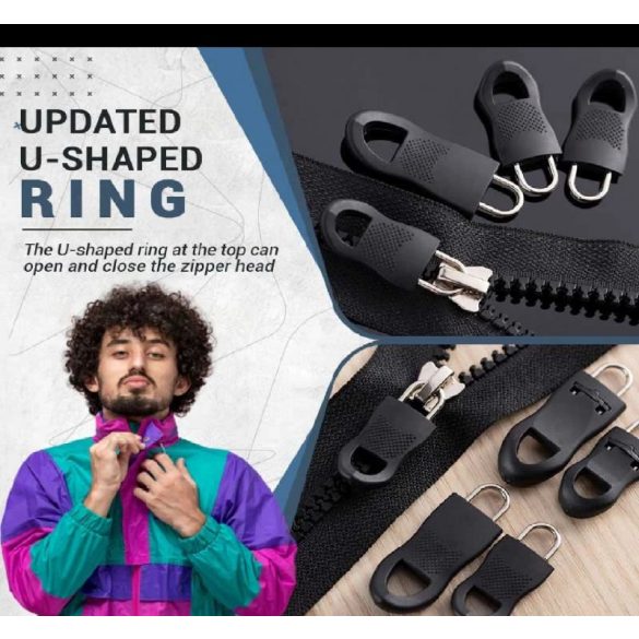 Univerzális levehető cipzárhúzó készlet (10 db)