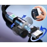 Dupla 360 ° -os mágneses kábel