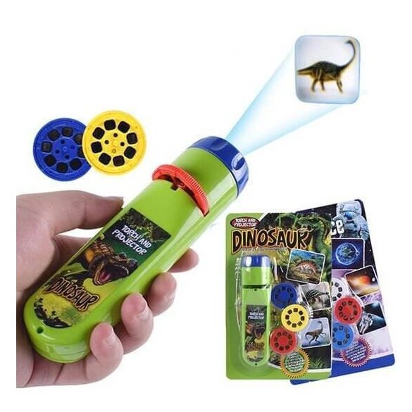 Interaktív oktató projektor, éjjeli kivetítő (24 db képpel)