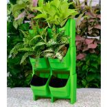 Növényfal panel, függőleges virágtartó