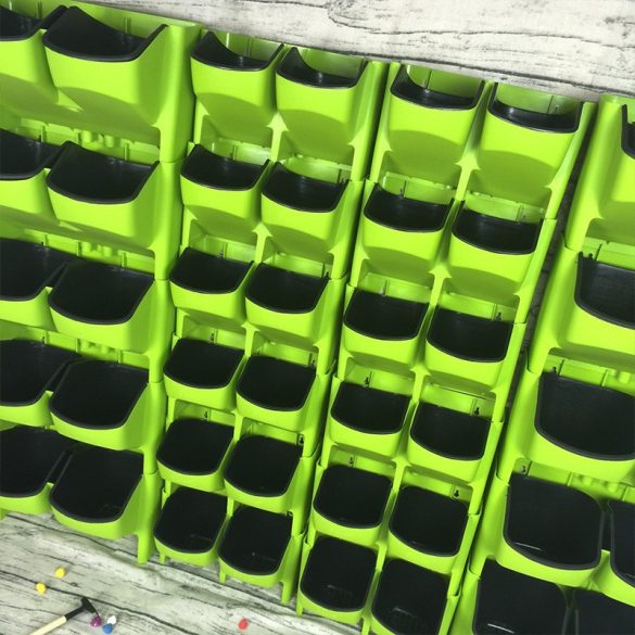 Növényfal panel, függőleges virágtartó