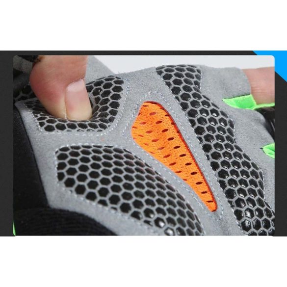 Csúszásmentes kerékpáros sportkesztyű, izzadság és nedvszívó kesztyű