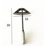 Kézi gyomvágó, Üreges kapa rozsdamentes acélból