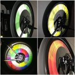 Kerékpár küllő dísz, Fényvisszaverő rúd biciklire (12 db)