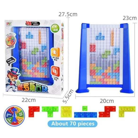 3D Tetris asztali játék